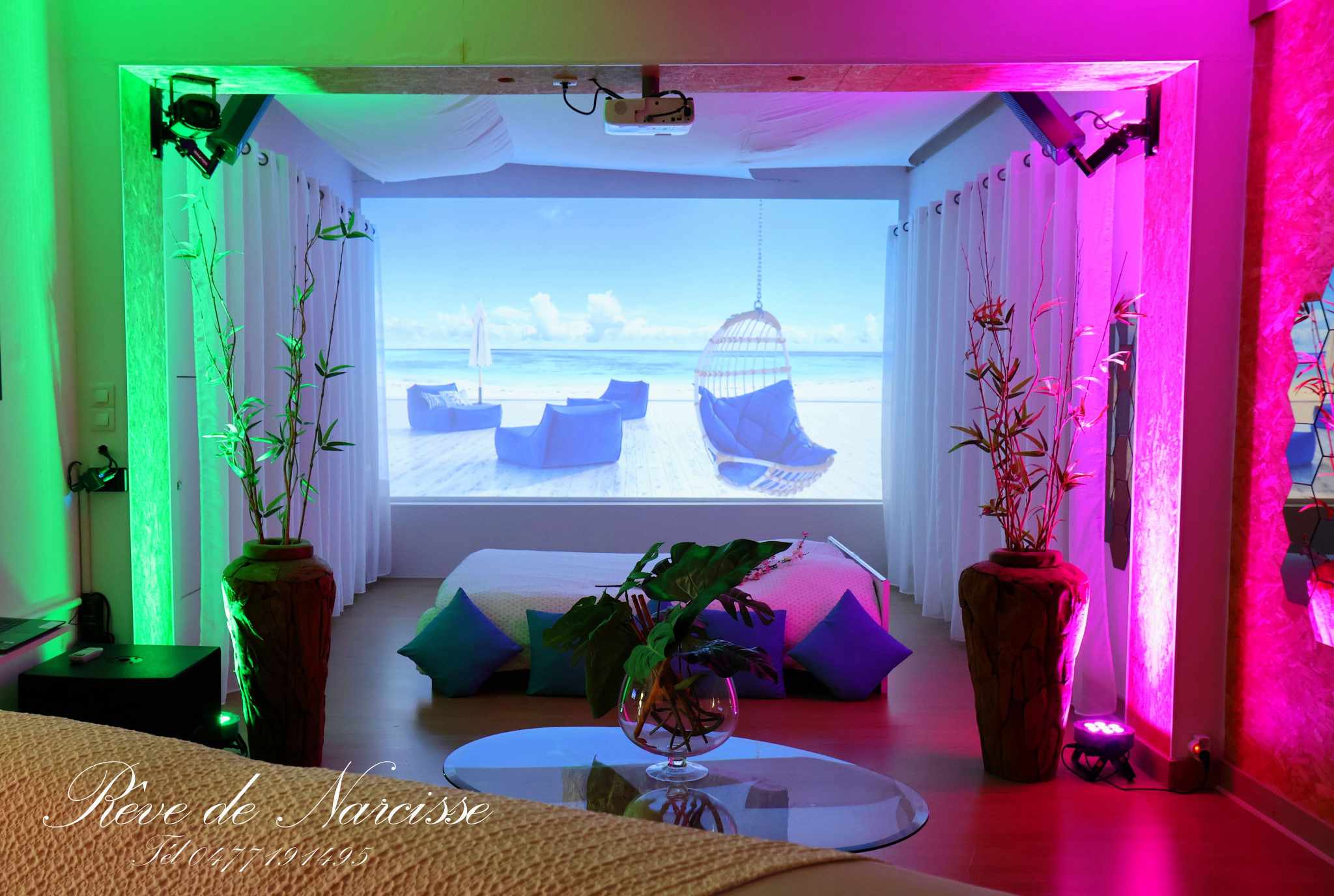 Suite Rêve de Narcisse avec projection